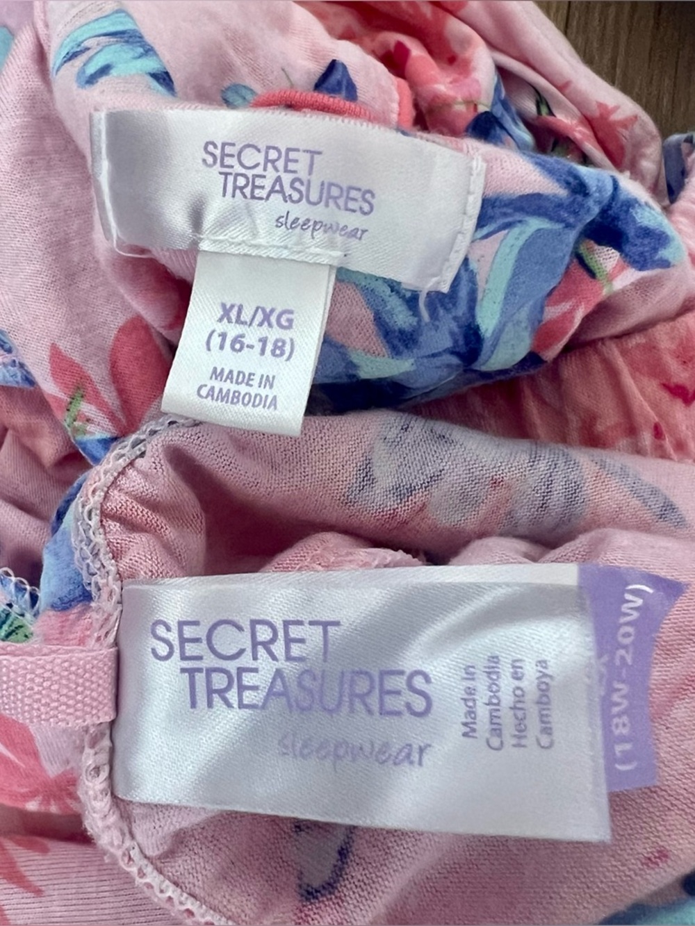 Pink Floral Secret Treasures Pajama Set - Picture 7 of 9